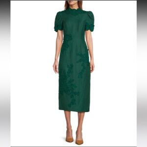 ANTONIO MELANI Green Midi Dress